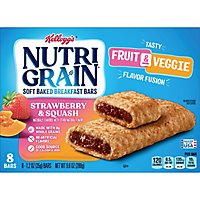 Nutri-Grain Soft Baked Strawberry and Squash Whole Grains Breakfast Bars 8 Count - 9.8 Oz - Image 5