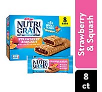 Nutri-Grain Soft Baked Breakfast Bars Made with Whole Grains Strawberry & Squash 8 Count - 9.8 Oz