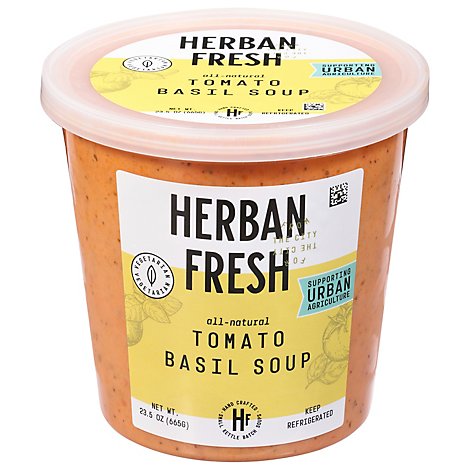 Herban Fresh Tomato Basil Soup - 23.5 OZ
