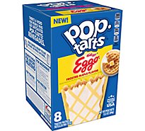 Kellogg's Pop-Tarts Eggo Breakfast Foods Frosted Maple Flavor Toaster Pastries 8 Count - 13.5 Oz