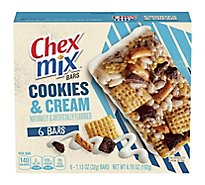 Chex Mix Cookies & Cream Bars 6 Count - 6.78 Oz
