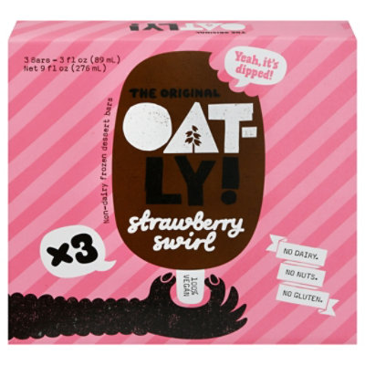 Oatly Dessert Bar Strawberry - 3-3 FZ - Image 3