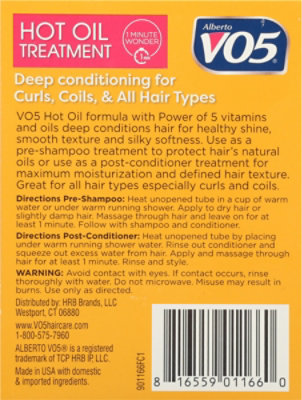 Vo5 Hot Oil Treatment Vitamin E Tubes 2/.5 Oz - 1 FZ - Image 5