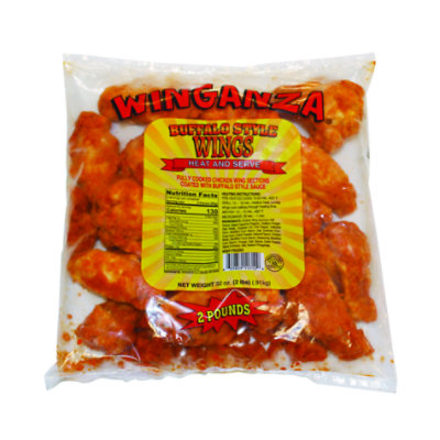 Pantry Chef Fully Cooked Buffalo Chicken Wings - 32 OZ - Tom Thumb