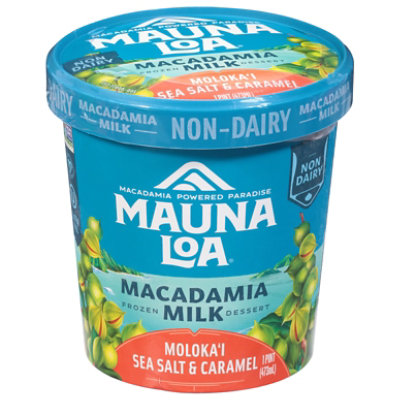 Mauna Loa Ice Cream Seasalt Macadamia Caramel - 16 OZ - Image 1