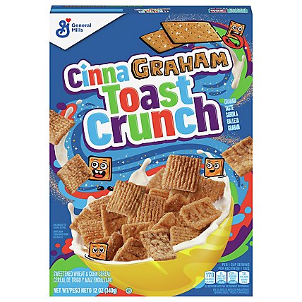 Toast Crunch Cinnagraham Cereal - 12 OZ - Image 3