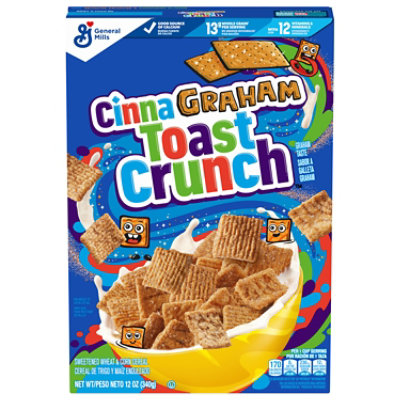Toast Crunch Cinnagraham Cereal - 12 OZ - Image 2