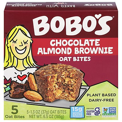 Bobo's Chocolate Almond Brownie Oat Bites - 6.5 Oz - Image 3