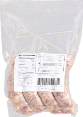 Ulis Famous Cougar Gold Cheddar Bratwurst - 16 OZ - Image 6