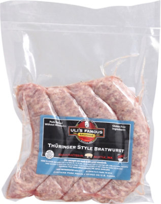 Ulis Famous Sausage Thuringer Style Bratwurst - 16 OZ - Image 2