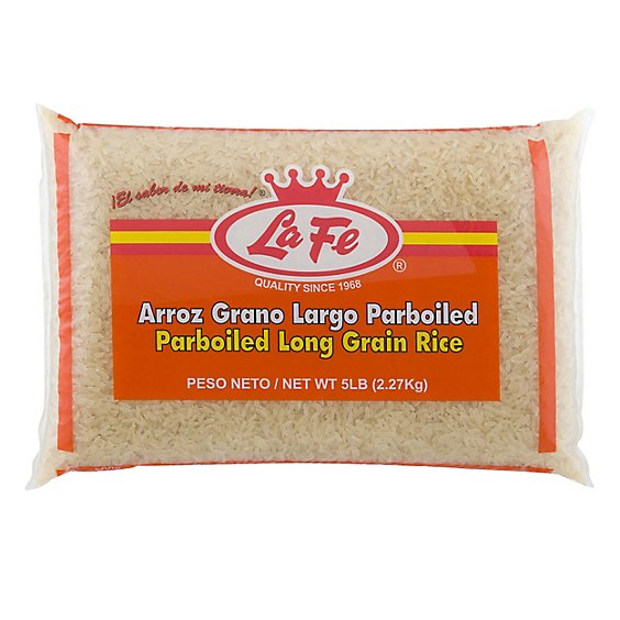 La Fe Parboiled Rice - 5 LB