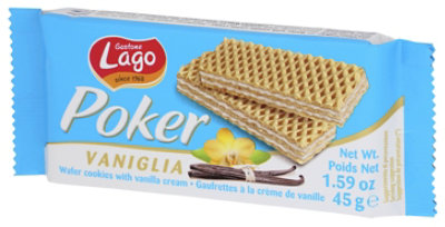 Gastone Lago Cookies Vanilla Poker Wafer - 1.59 OZ - Image 4