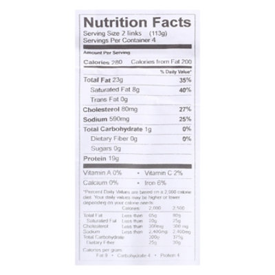 Ulis Famous Blueberry Breakfast Sausage Link - 16 OZ - Image 4