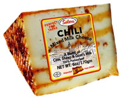 Solera Chili Infused Spanish Mix Milk Cheese - 6 Oz