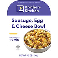 Brothers Kitchen Sausage Egg & Cheese Bowl - 5.5 Oz - Image 1