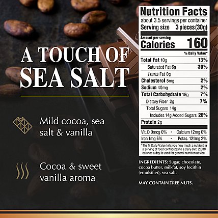 Lindt Excellence Chocolate Bar Dark Chocolate Sea Salt - 3.5 Oz - Image 4