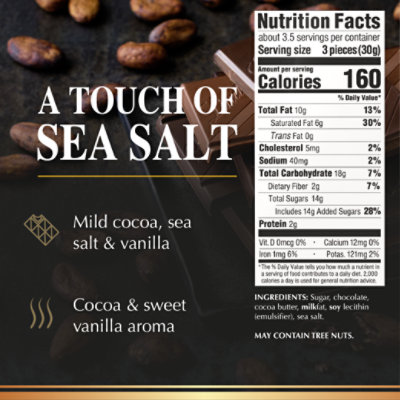 Lindt EXCELLENCE Sea Salt Dark Chocolate Candy Bar - 3.5 Oz - Image 4