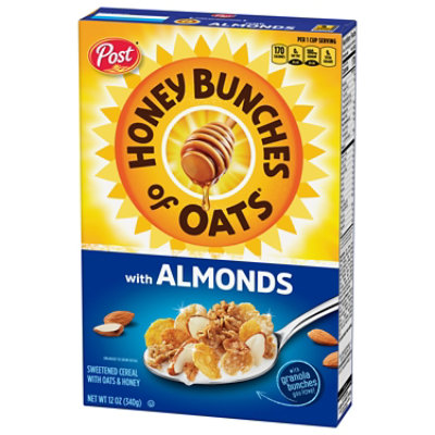 Post Honey Bunches of Oats With Almonds Heart Healthy Breakfast Cereal Small Box - 12 Oz - Image 4