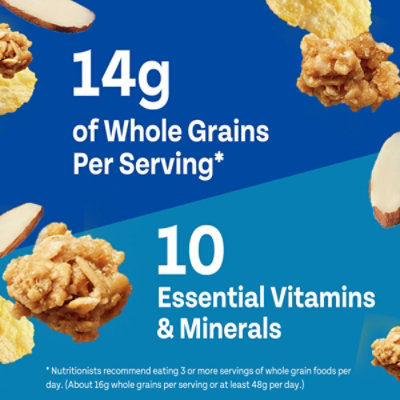 Post Honey Bunches of Oats With Almonds Heart Healthy Breakfast Cereal Small Box - 12 Oz - Image 5