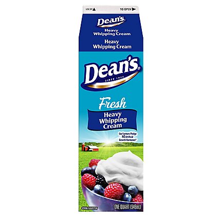 Dean 36% Heavy Whipping Cream 16/32oz - 32 FZ - Image 1