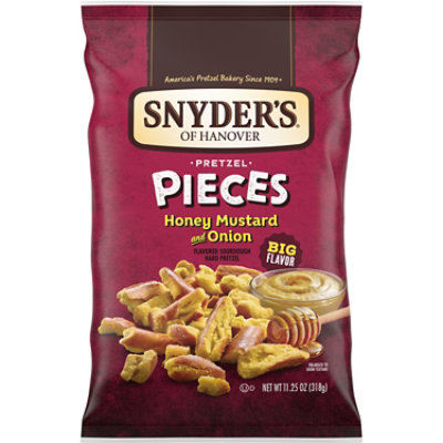 Snyder's of Hanover Honey Mustard and Onion Pretzel Pieces - 11.25 Oz - Image 1