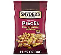 Snyders Of Hanover Honey Mustard And Onion Pretzel Pieces - 11.25 Oz