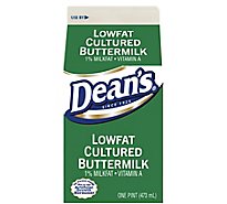 Dean's 1.2% Lowfat Buttermilk Pint - 16 FZ