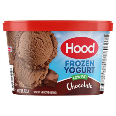 Hood Chocolate Low Fat Frozen Yogurt - 1.5 Quart - Image 3