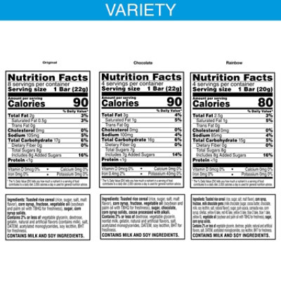 Rice Krispies Treats Crispy Marshmallow Squares Variety Pack Kids Snacks 16 Count - 12.1 Oz - Image 2
