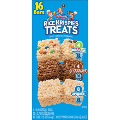 Rice Krispies Treats Crispy Marshmallow Squares Variety Pack Kids Snacks 16 Count - 12.1 Oz - Image 6