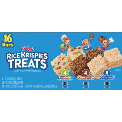 Rice Krispies Treats Crispy Marshmallow Squares Variety Pack Kids Snacks 16 Count - 12.1 Oz - Image 7
