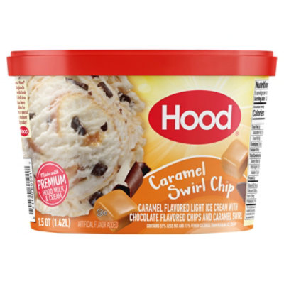 Hood Caramel Swirl Chip Ice Cream - 1.5 Quart - Image 3