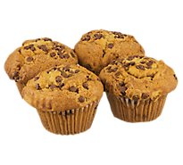 Muffins Chocolate Chip 4 Ct - EA