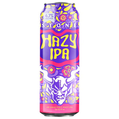 Stone Hazy Ipa Can - 19.2 FZ - Image 3