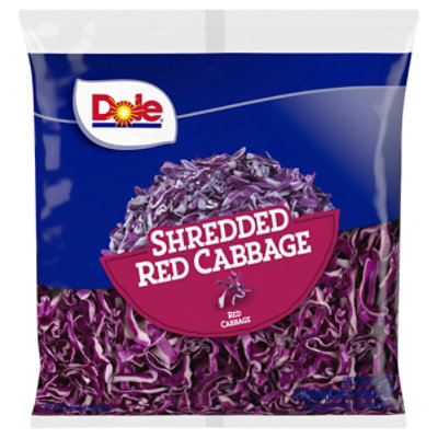 Dole Cabbage Red Shredded 10oz - EA