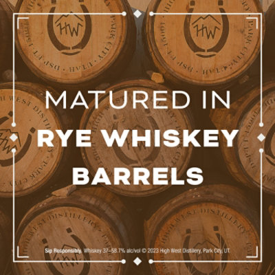 High West Manhattan Barrel Finished Whiskey Premixed Cocktail 74 Proof - 375 Ml - Image 5