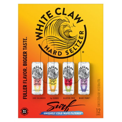White Claw Hard Seltzer Surf Variety Pack In Cans - 12-12 Fl. Oz. - Image 3
