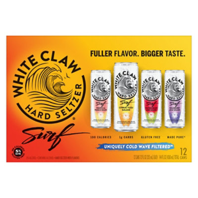 White Claw Hard Seltzer Surf Variety Pack In Cans - 12-12 Fl. Oz. - Image 2