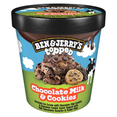 Ben & Jerry's Chocolate Milk And Cookies Ice Cream - 450 Ml - Image 2