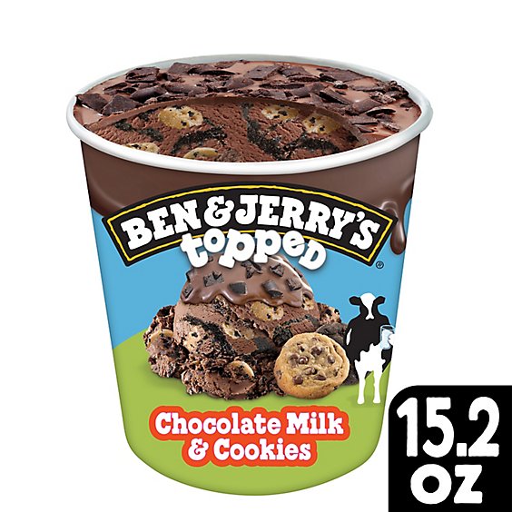 Ben & Jerry's Ice Cream Chocolate Milk & Cookies 450 Ml - 450 ML