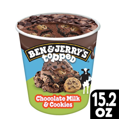 Ben & Jerry's Chocolate Milk And Cookies Ice Cream - 450 Ml