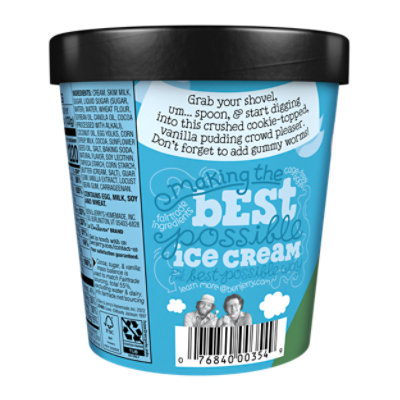 Ben & Jerry's Dirt Cake Topped Ice Cream - 15.2 Oz - Image 6