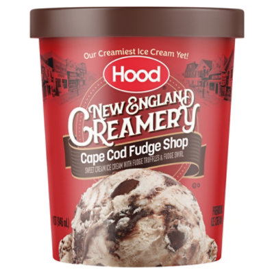 Hood New England Creamery Cape Cod Fudge Shop Ice Cream - 1 Quart - Image 3