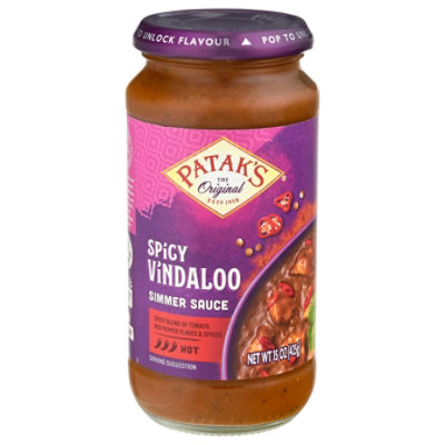 Pataks Vindaloo Sauce Spicy - 15 OZ - Image 1