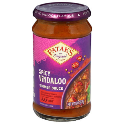 Pataks Vindaloo Sauce Spicy - 15 OZ