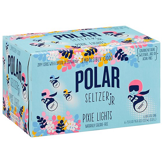 Polar Pixie Lights Seltzer Sleek Cans - 6-7.5 FZ