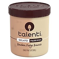 Talenti Bourbon Fudge Brownie Gelato Pairings - 1 Pint - Image 1