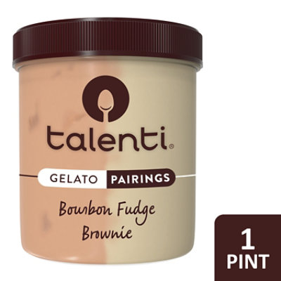 Talenti Bourbon Fudge Brownie Gelato Pairings - 1 Pint