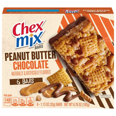 Chex Mix Peanut Butter Chocolate Bars - 6.78 OZ