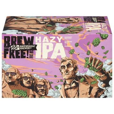 21st Amendment Brew Free Or Die Hazy Can - 6-12 FZ - Image 3